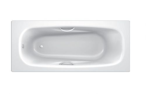 BLB UNIVERSAL ANATOMICA HG Стальная ванна 170*75, с отверстиями для ручек, белая в Туапсе