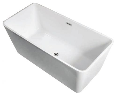 Ванна акриловая Azario LINCOLN 1600*800*580, свободностоящая, в комплекте с сифоном и металлической рамой в Туапсе