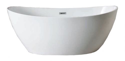 Ванна акриловая Azario GLASGOW 1660*780*665, свободностоящая, в комплекте с сифоном и металлической рамой в Туапсе