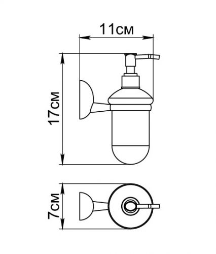 Fixsen GR-3012 Briz Дозатор жидкого мыла в Туапсе