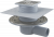 APV1324 Сливной трап 105 × 105/50, подводка – боковая, решетка – нержавеющая сталь, фланец –нержавею Alca Plast в Туапсе