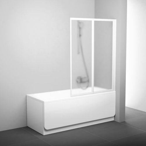 Шторка для ванны VS2 105 белая + Грапе Ravak в Туапсе